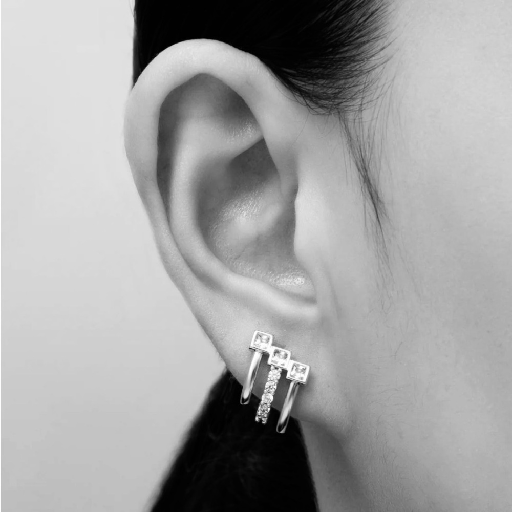 Trio Stud Earrings